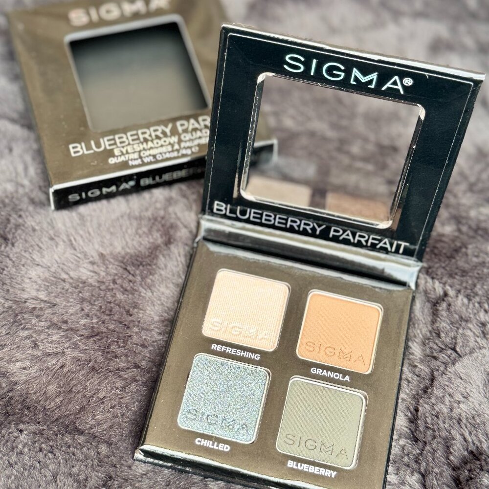 BRAND NEW! 2 Sigma Eyeshadow Palettes - Sigma x Angela Bright and Sigma Blueber - Picture 7 of 8